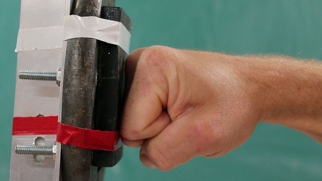 Dead arms test importance of clenched fists BBC News
