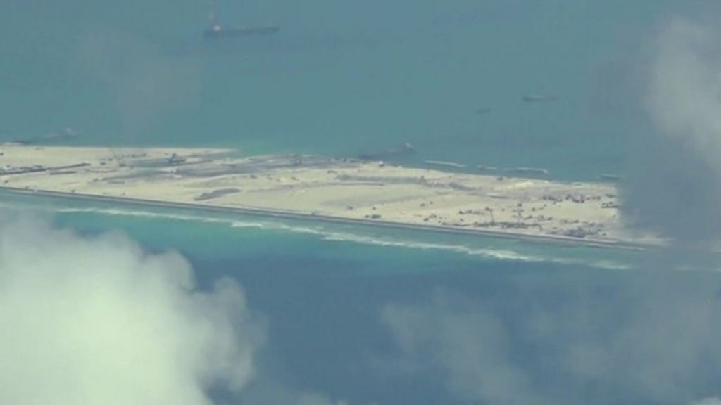 VIDEO: Navy warns as BBC flies near China islands