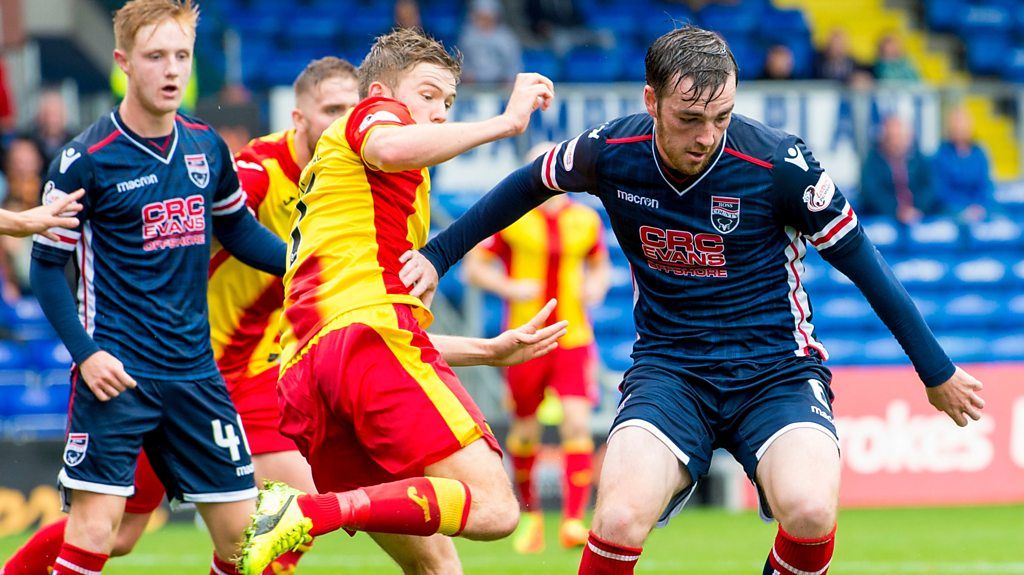 Highlights Ross County 1 1 Partick Thistle BBC Sport