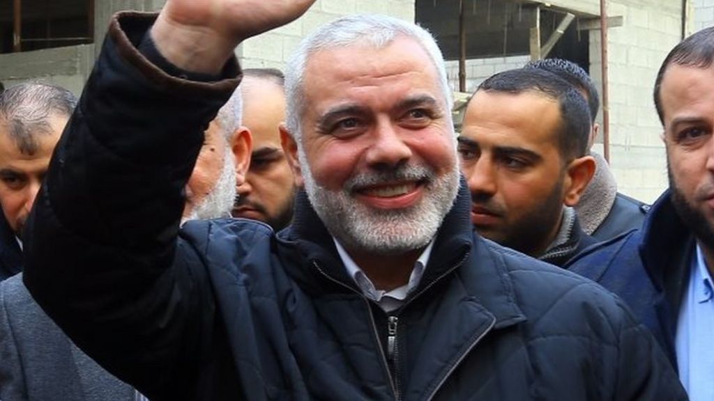 إسماعيل هنية: علاقات حركة حماس مع مصر  في تحسن  - BBC Arabic