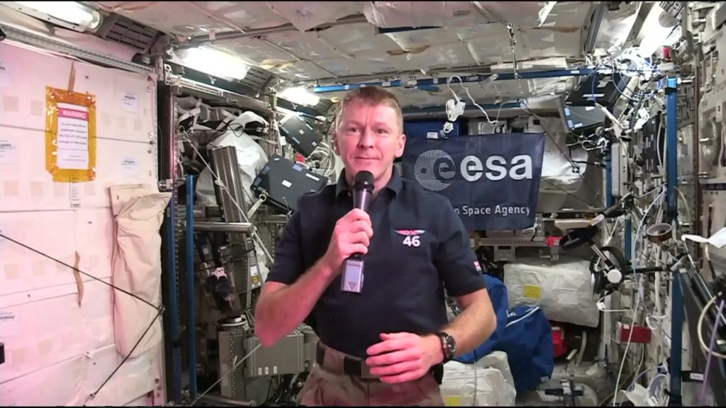 Tim Peake: Space is 'spectacular'