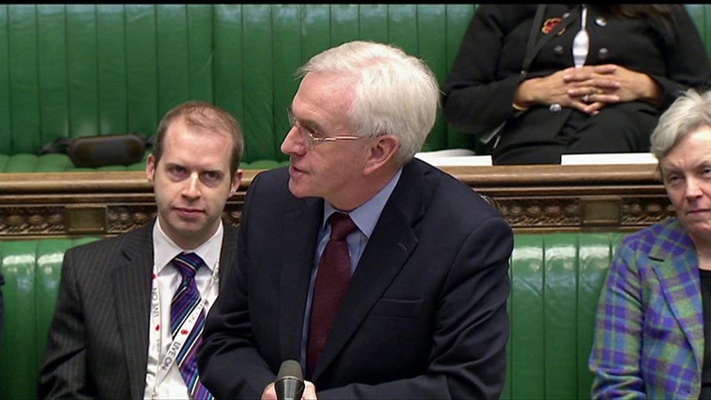 John McDonnell says NI U-turn 'shocking and humiliating'