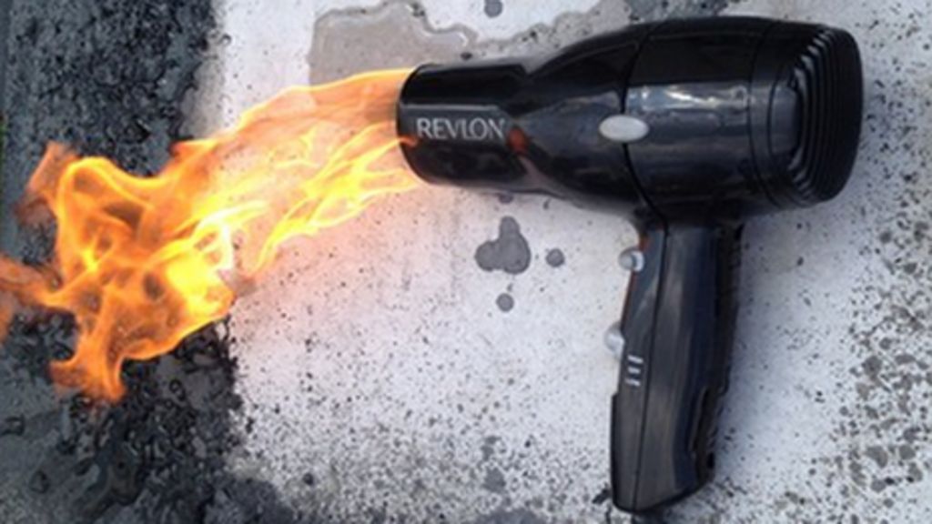 Hack a hairdryer: Campaign aimed at women suddenly backfires