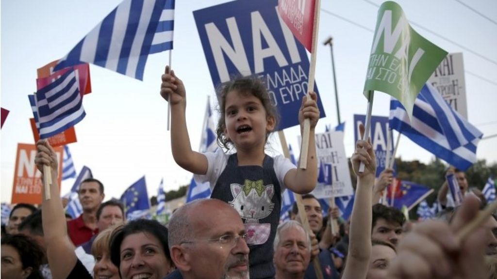Greek PM: Say 'No' to 'blackmail'