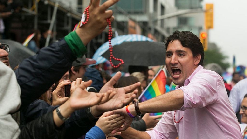 pm trudeau at gay pride day