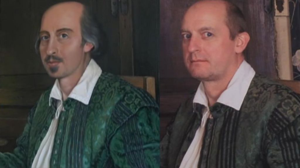 VIDEO: Shakespeare 'body double' artwork ready