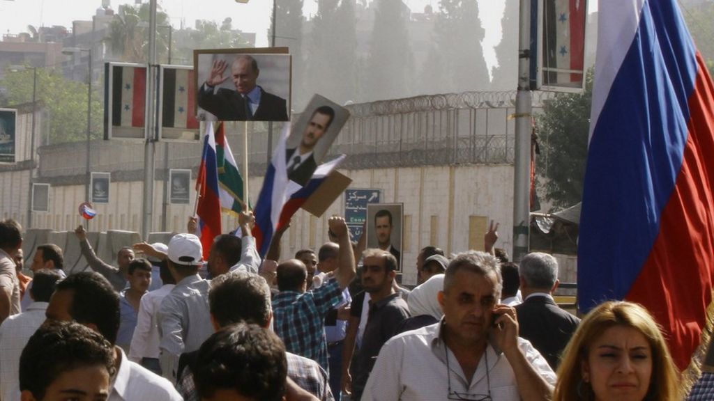 Shells target Russian embassy in Syria