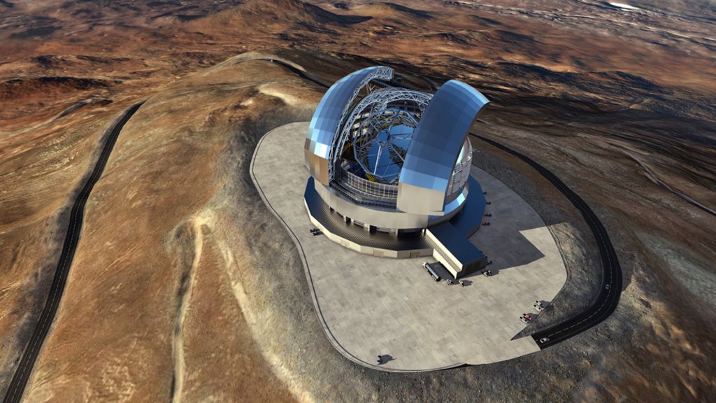 Contract to construct giant telescope