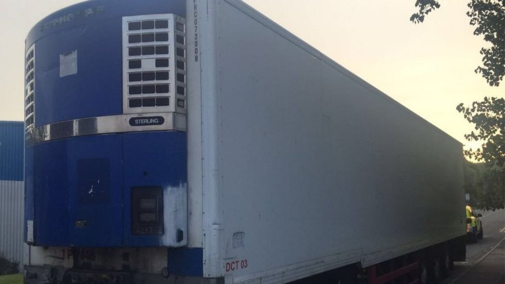 Abandoned trailer reported stolen from Austria in 2009