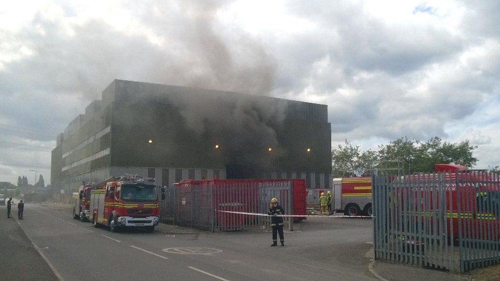 Marchwood waste plant fire causes 'toxic smoke' BBC News