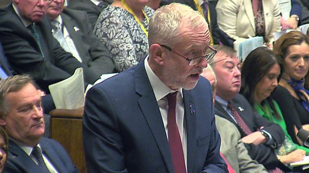 PMQs: Corbyn and May on EU and Single Market access