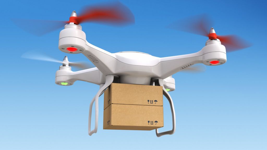 Postal deliveries: A drone's eye view