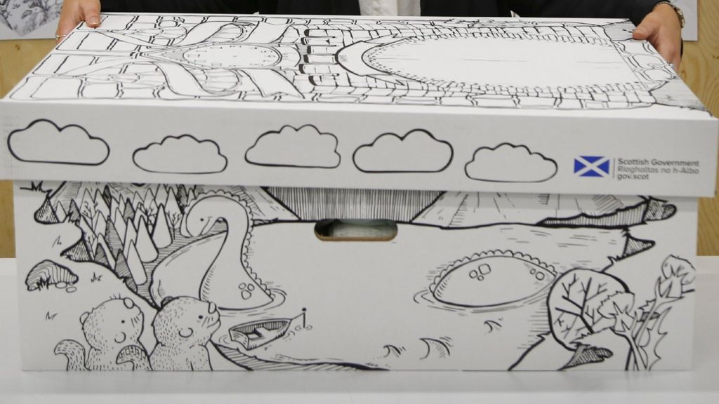 Forest fairy tales design wins baby box contest
