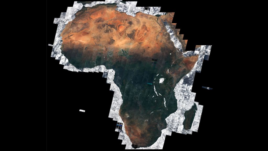 Satellite pictures 'clear skies' Africa