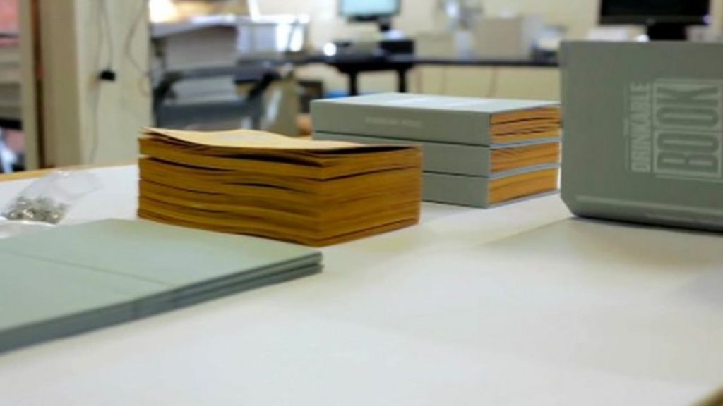 VIDEO: The 'drinkable book' saving lives