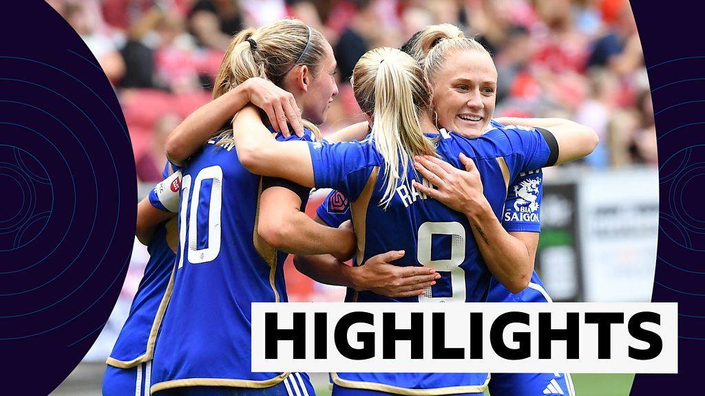 WSL Highlights Leicester City Score Four Against Bristol City BBC Sport