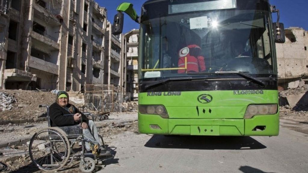 Aleppo Syria Battle: Evacuation Of Rebel Held East   BBC News