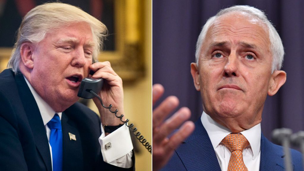 Us Australia Refugee Deal Trump In Worst Call With Turnbull Bbc News 