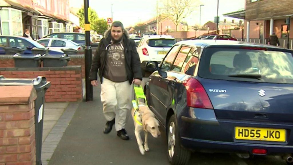 Blind Birmingham man with dog fear wins volunteer award