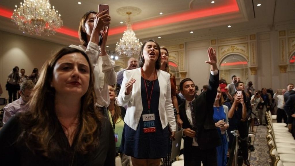 How Trump 'Rick-rolled' the media - BBC News