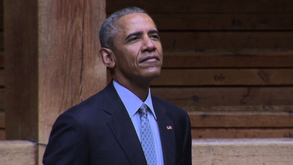 Obama visits Shakespeare's Globe