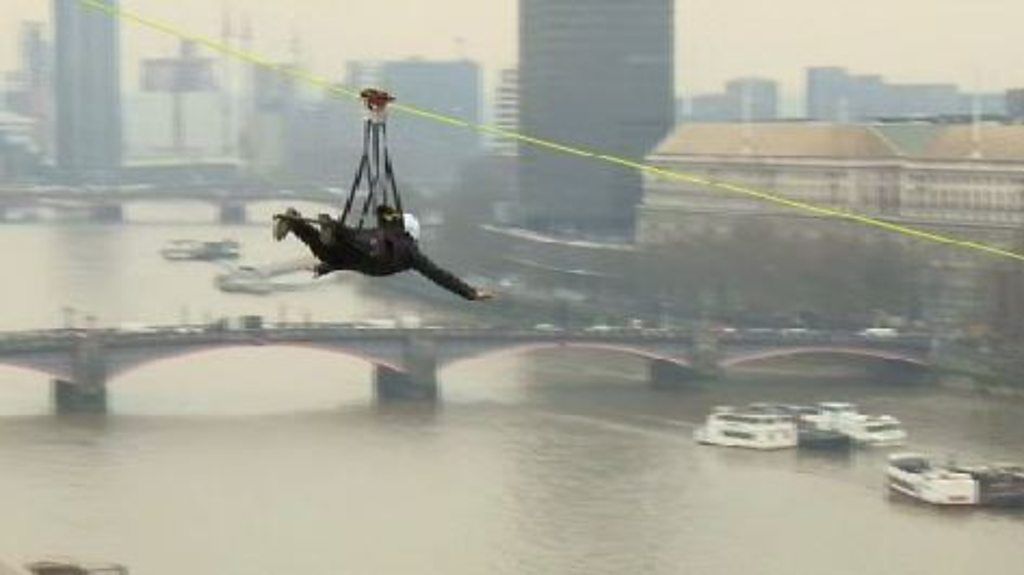 River Thames zip wire raises £1m for charity
