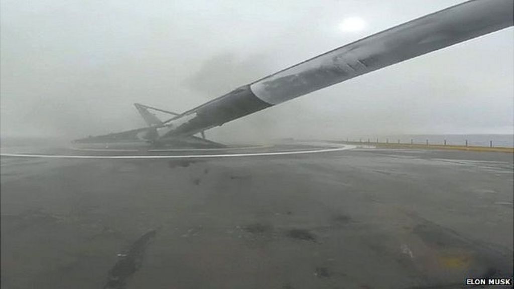 VIDEO: SpaceX rocket explodes during landing