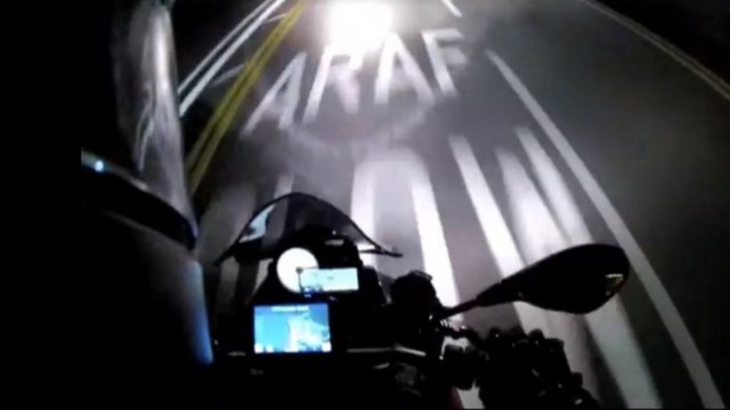 Conwy 140mph biker caught by his own camera