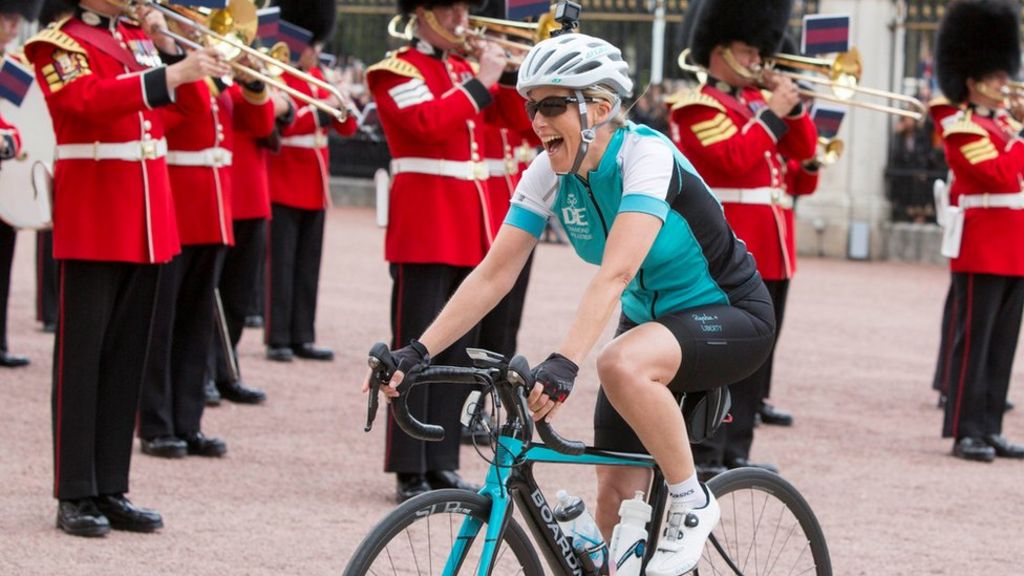 Countess of Wessex completes 450-mile cycling challenge