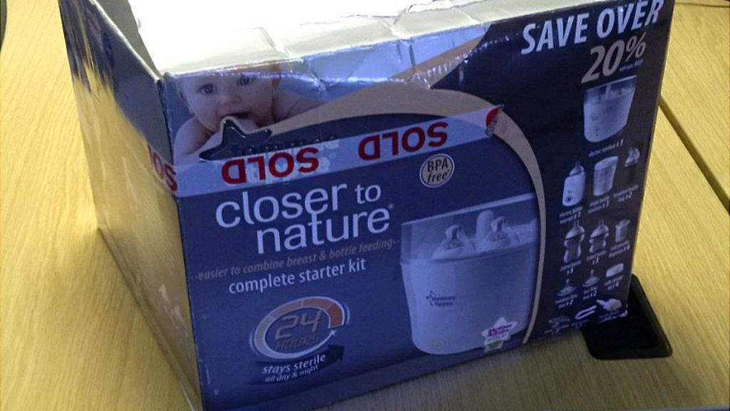 Baby girl found in cardboard box