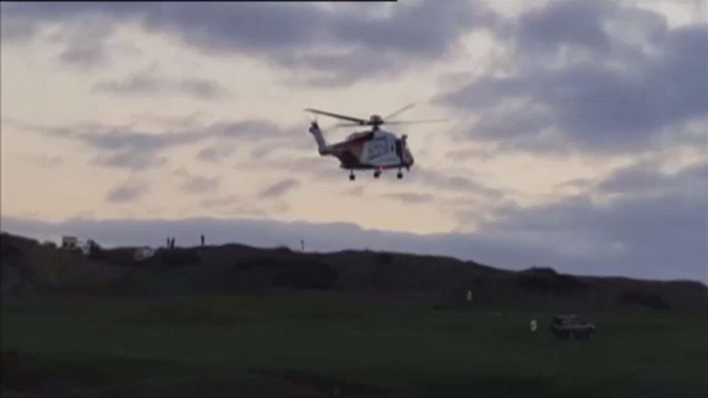 Ardglass: Rescue operation under way after man falls on rocks