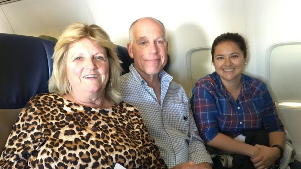 US election: Talking politics with Trump supporters at 30,000 feet