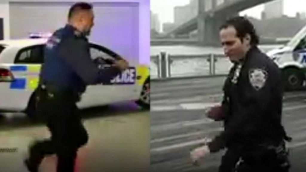 VIDEO: Who won the police dance-off?