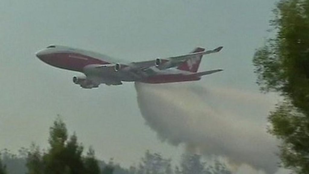 Huge planes help fight Chile forest fires