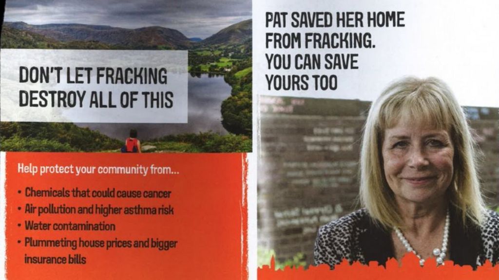Fracking leaflet claims 'misleading'