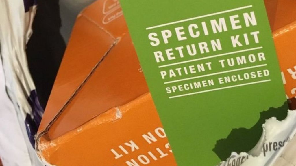 Man sent 'tumour' in courier mix-up