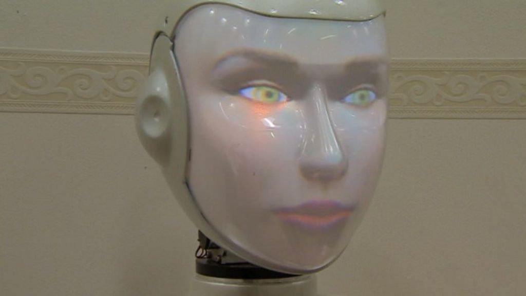 Helper robots tested inside model flat