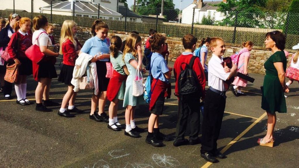 Floodhit CrosbyonEden School fully reopens six months on BBC News
