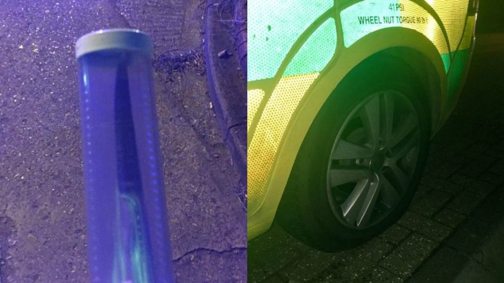 Ambulance tyres slashed as paramedics help west London crash victim