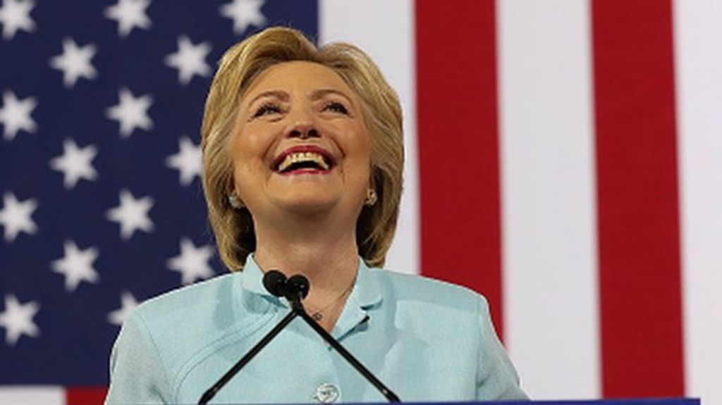 Democrats Set For Historic Nomination Of Hillary Clinton Bbc News 