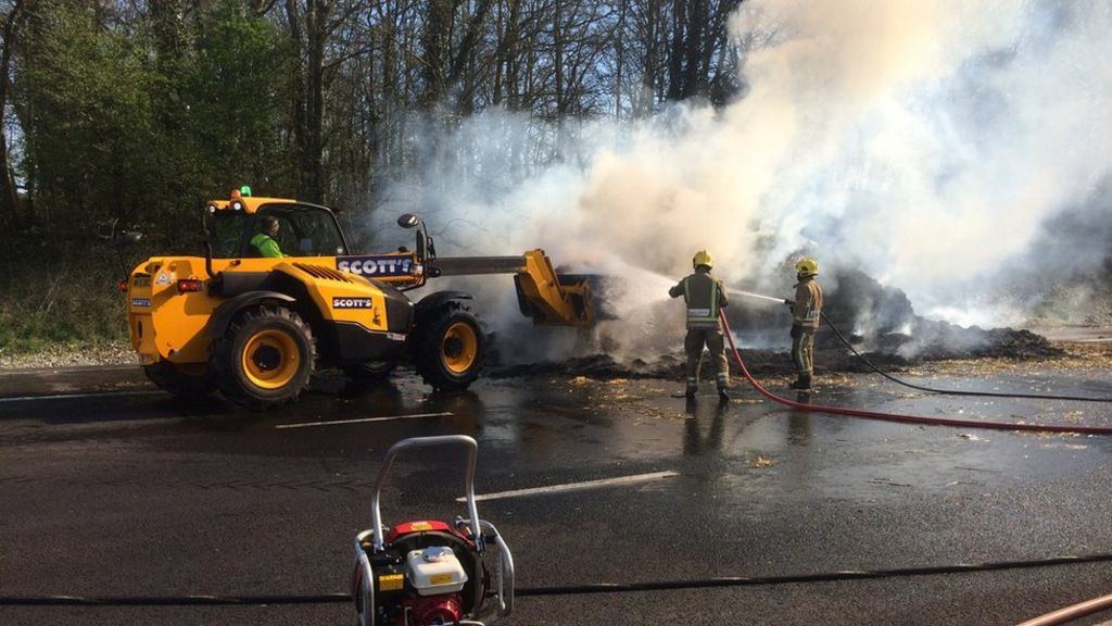 M5 in Gloucestershire reopens after lorry fire
