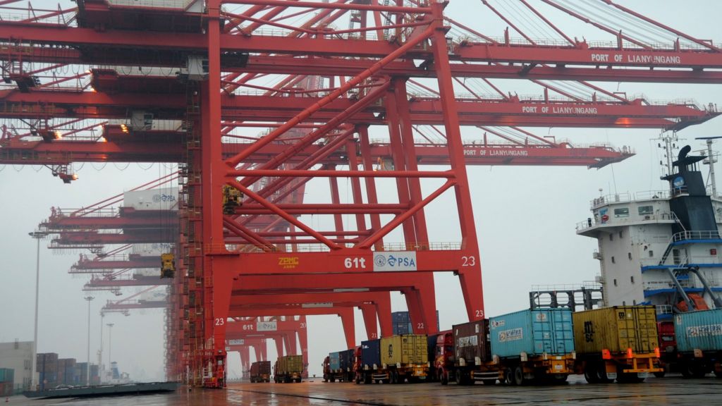 China fines global shipping firms