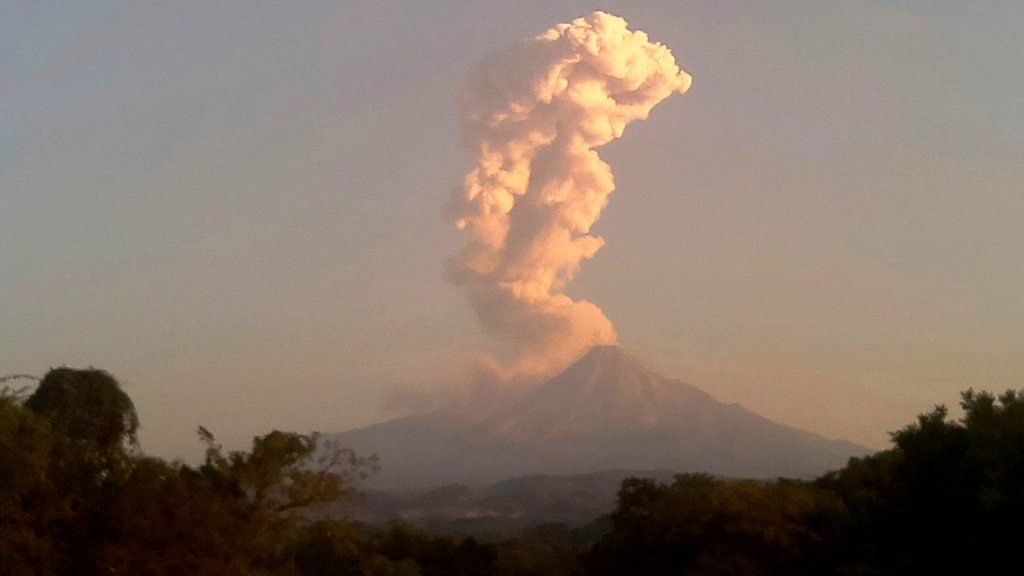Mexico's 'Volcano of Fire' erupts