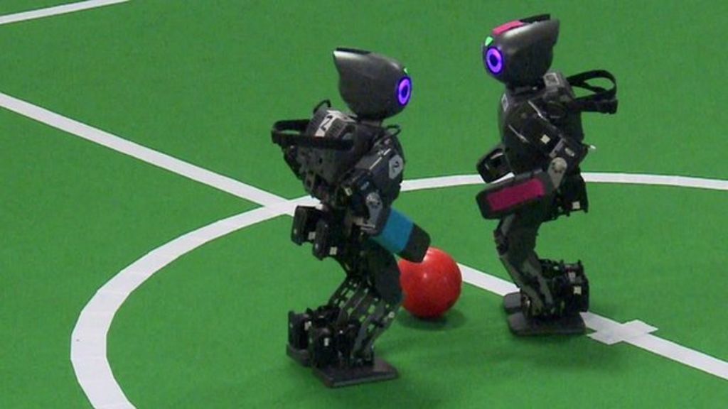 RoboCup Training robots to play football BBC News