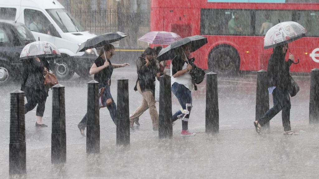 Children Rescued As Flash Floods Hit Parts Of UK - BBC News