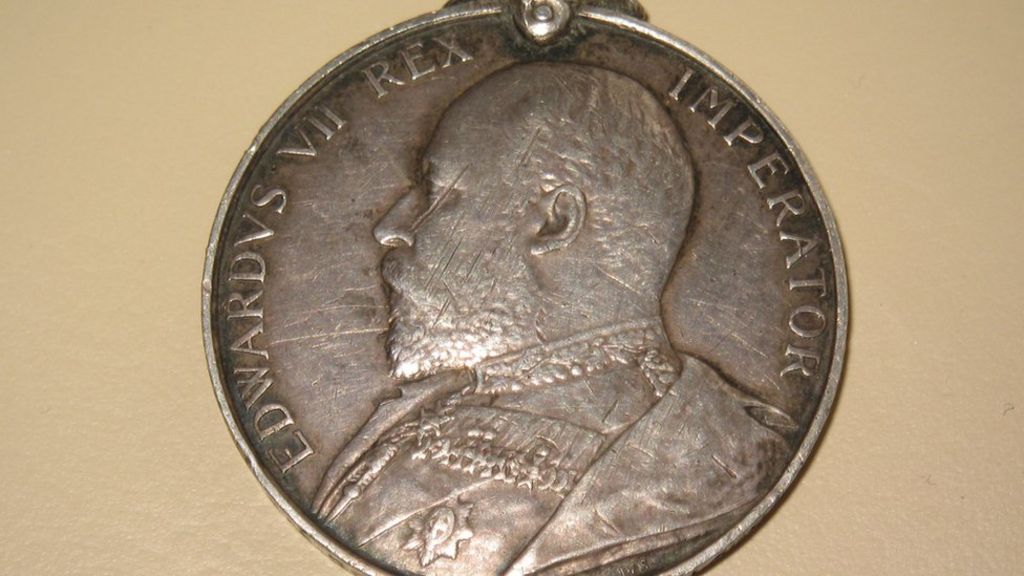 War medal found in drawer