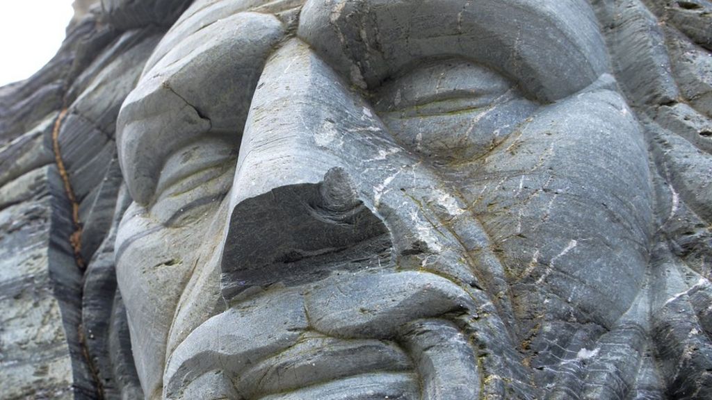 Merlin carving suffers nose damage