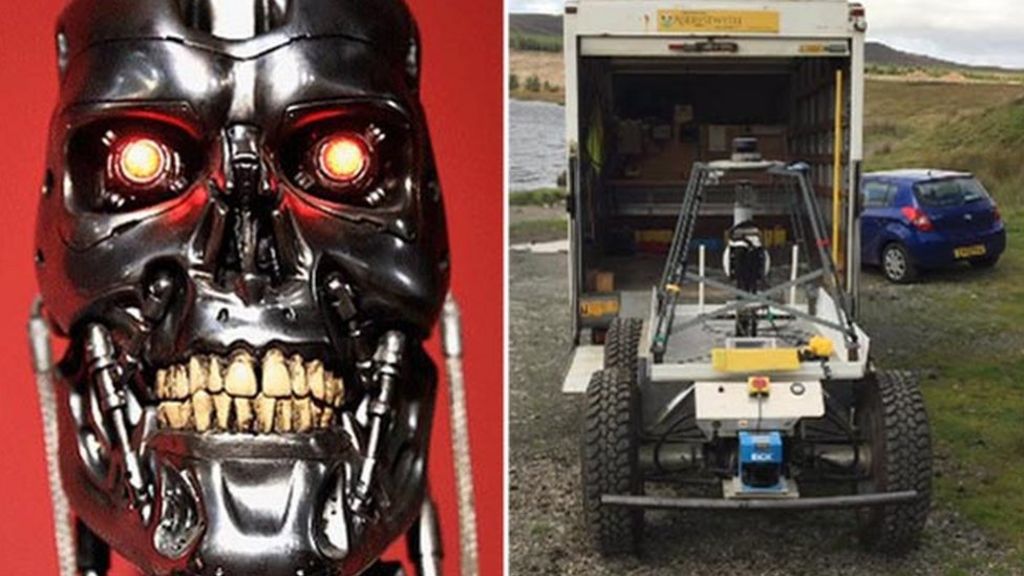 The robot 'you can't escape'