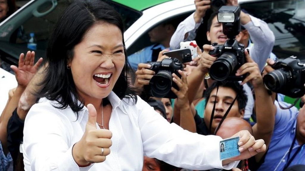 Peru Election Keiko Fujimori Wins First Round Early Results Say Bbc News 0369