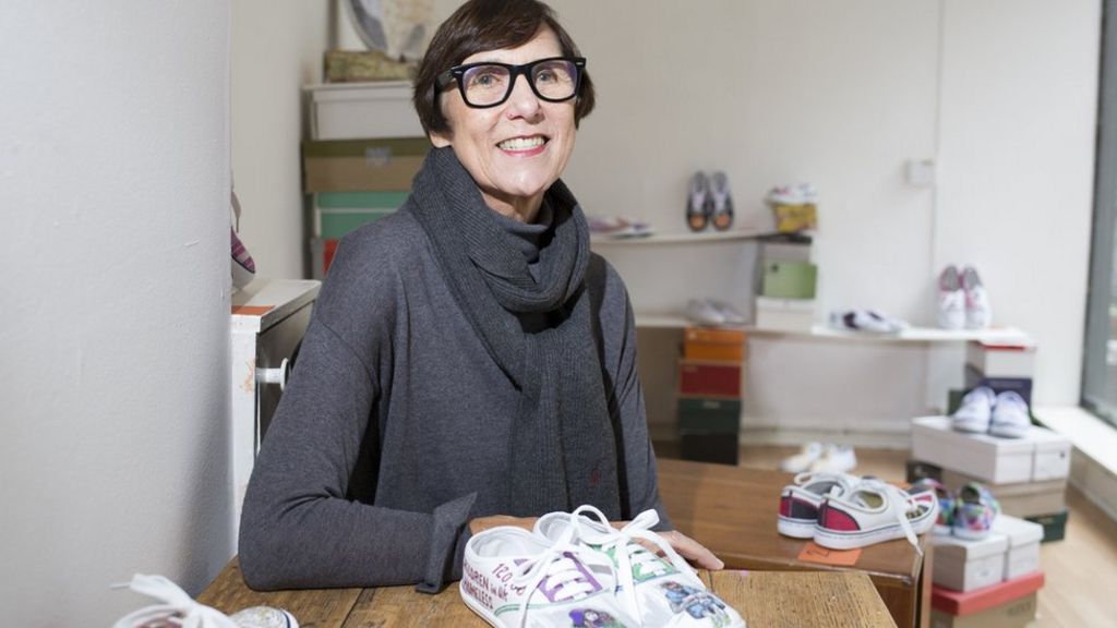 Nottingham Trent students' shoe art to aid homeless